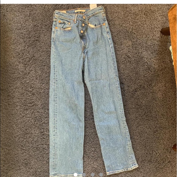 Levis ribcage straight jeans Size 26 - Picture 1 of 4